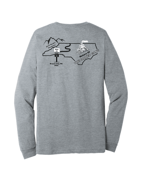 Parker Gang BELLA+CANVAS® Unisex Heather Long Sleeve Tee - Busy Bee Graphix