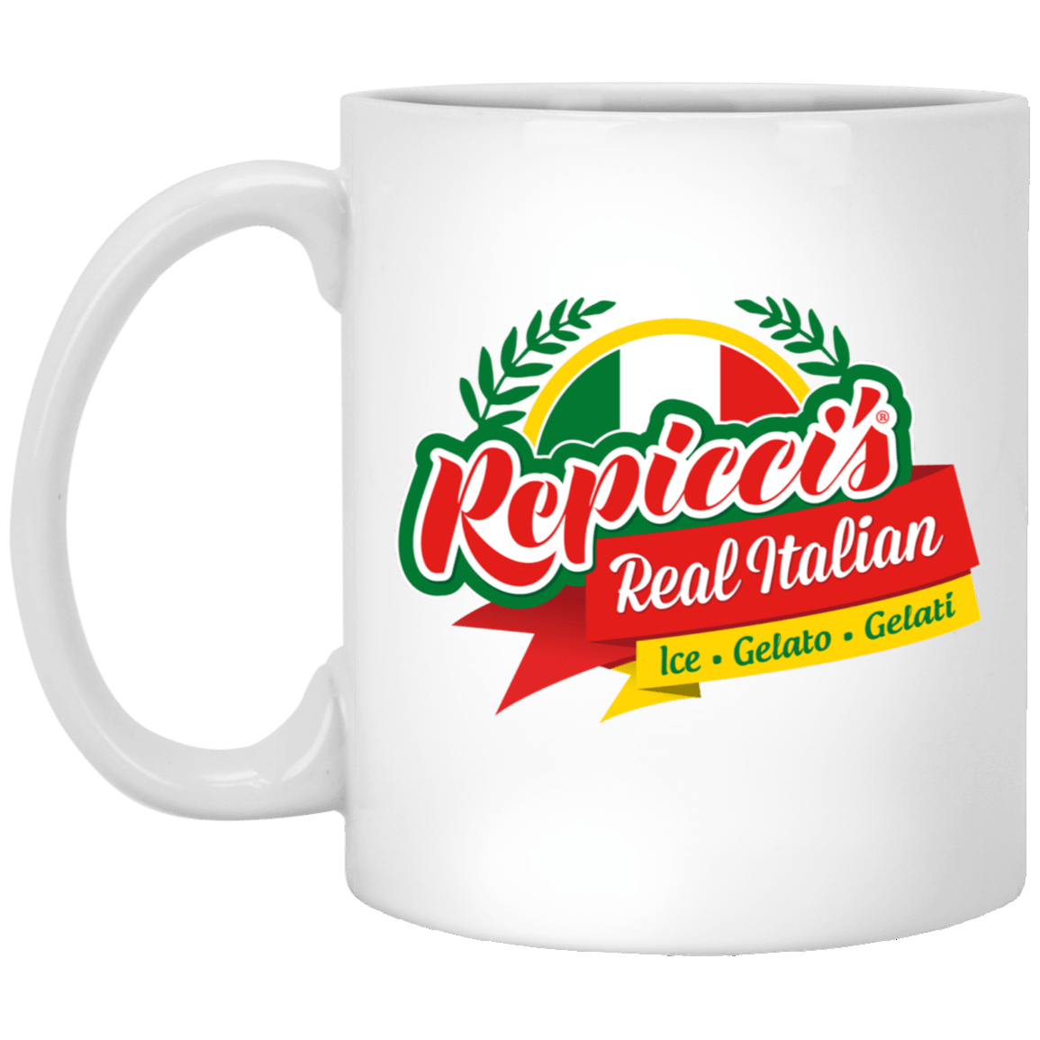 Repicci's 11oz White Mug - Busy Bee Graphix