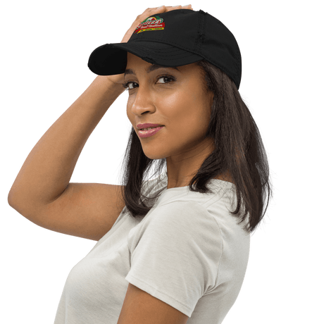 Repicci's Distressed Cotton Twill Hat - Busy Bee Graphix