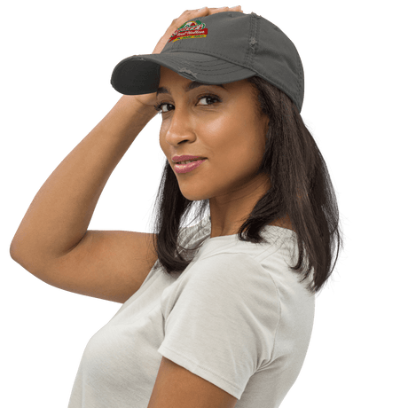 Repicci's Distressed Cotton Twill Hat - Busy Bee Graphix