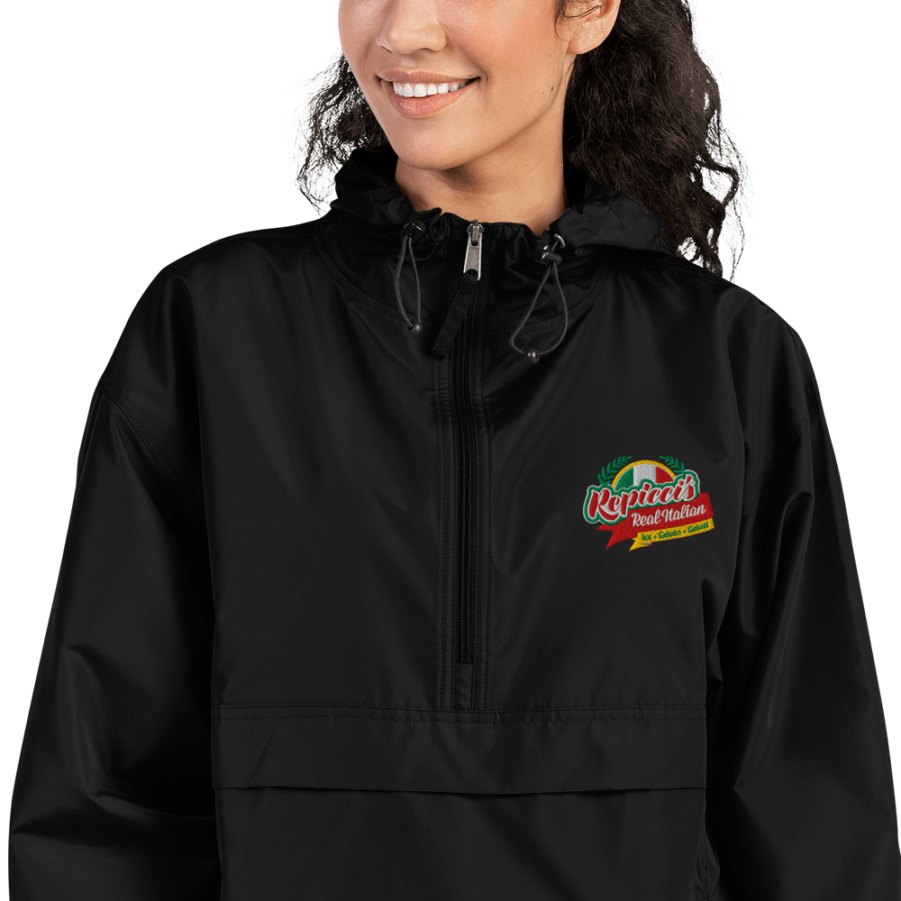 Repicci's Embroidered Champion Packable Jacket - Busy Bee Graphix