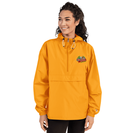 Repicci's Embroidered Champion Packable Jacket - Busy Bee Graphix