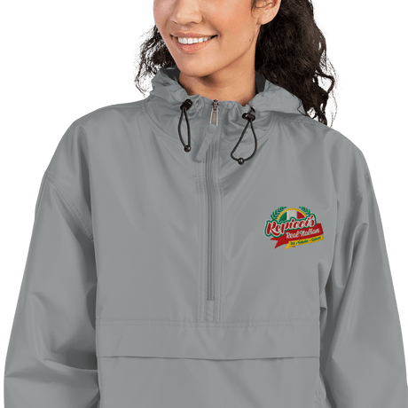 Repicci's Embroidered Champion Packable Jacket - Busy Bee Graphix