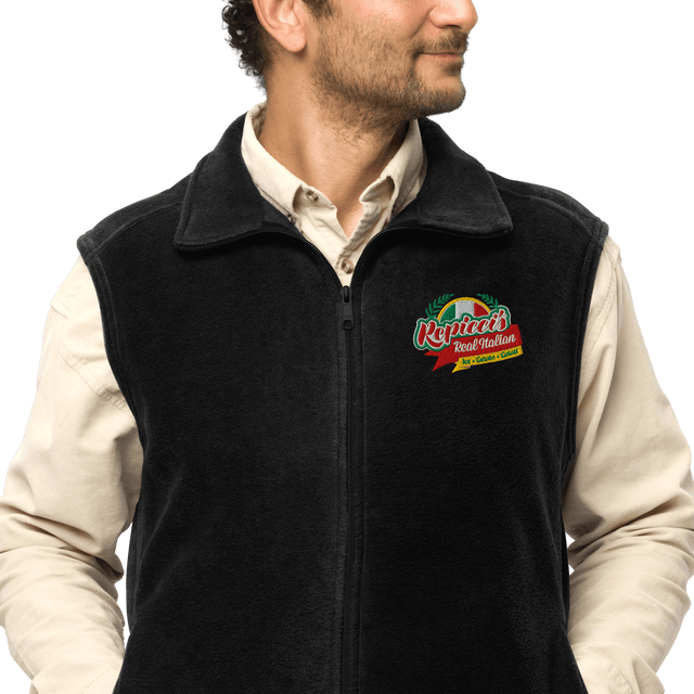 Repicci's Men’s Columbia fleece vest - Busy Bee Graphix