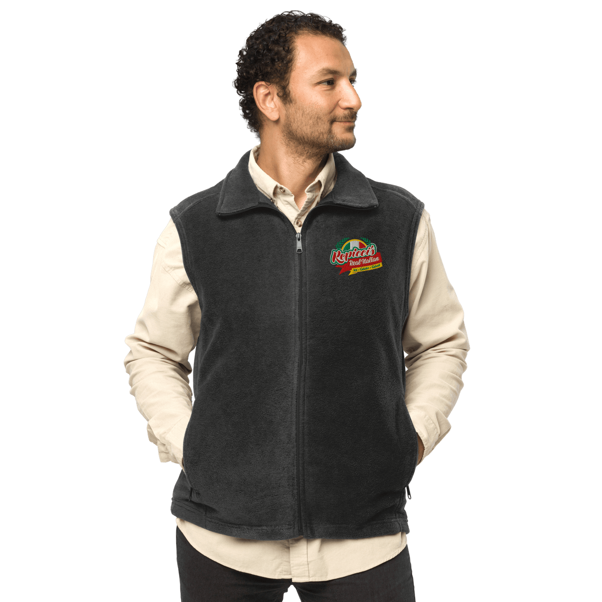 Repicci's Men’s Columbia fleece vest - Busy Bee Graphix