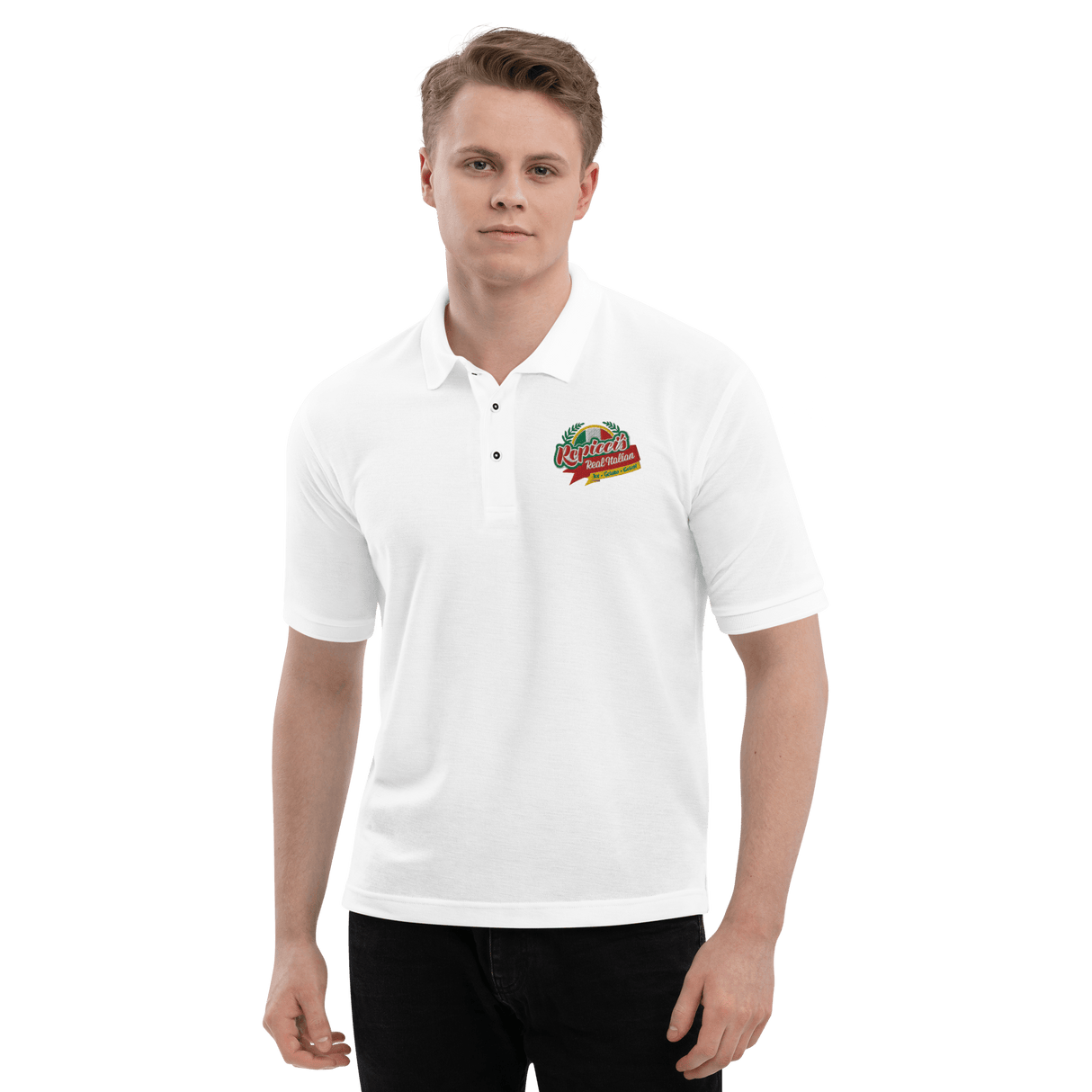 Repicci's Men's Premium Polo - Busy Bee Graphix