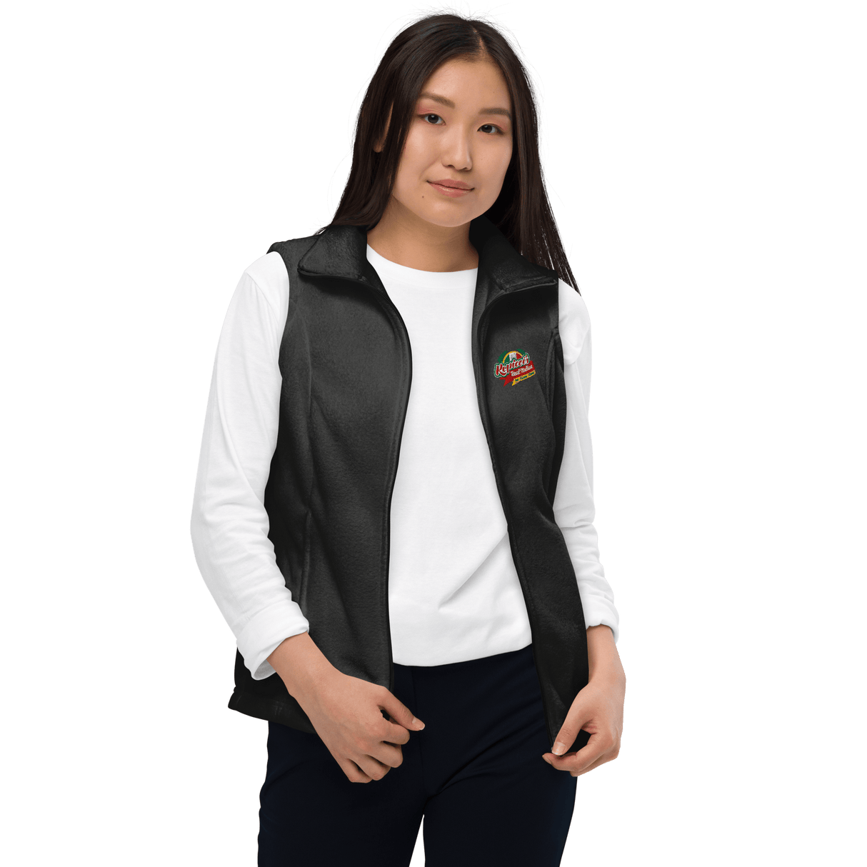 Repicci's Women’s Columbia fleece vest - Busy Bee Graphix