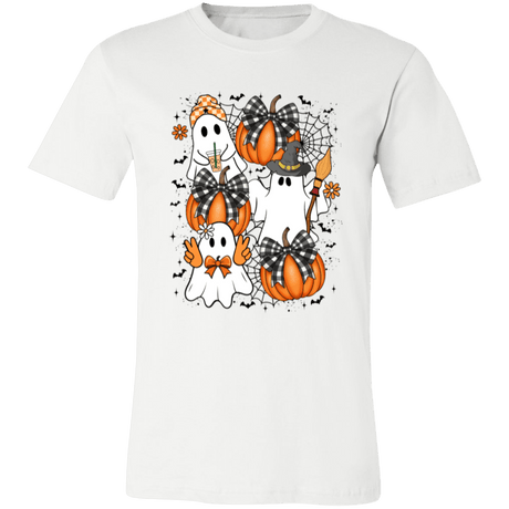 Retro Coquette Ghost Halloween Tee - Busy Bee Graphix