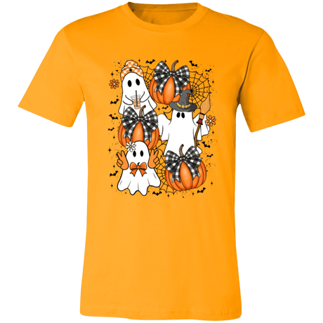 Retro Coquette Ghost Halloween Tee - Busy Bee Graphix