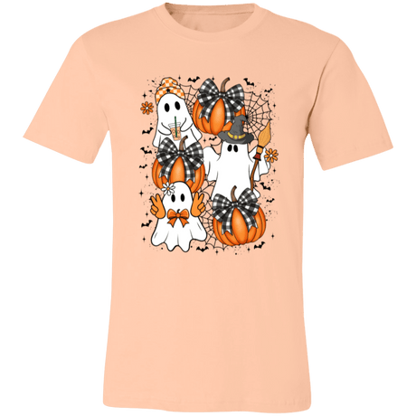 Retro Coquette Ghost Halloween Tee - Busy Bee Graphix