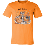 Retro Fall Basics Coquett Pumpkin Bow Tee - Busy Bee Graphix