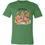 Retro Fall Basics Coquett Pumpkin Bow Tee - Busy Bee Graphix