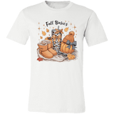 Retro Fall Basics Coquett Pumpkin Bow Tee - Busy Bee Graphix