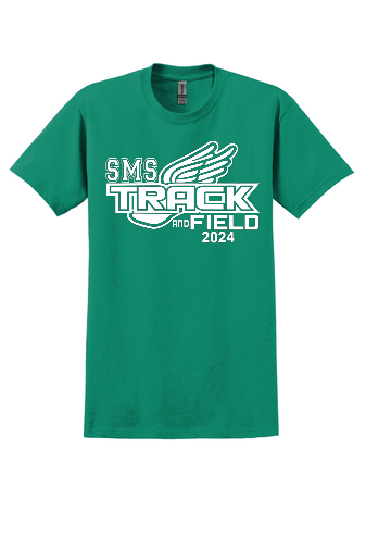 SMS Track & Field Gildan S/S Tee - Busy Bee Graphix