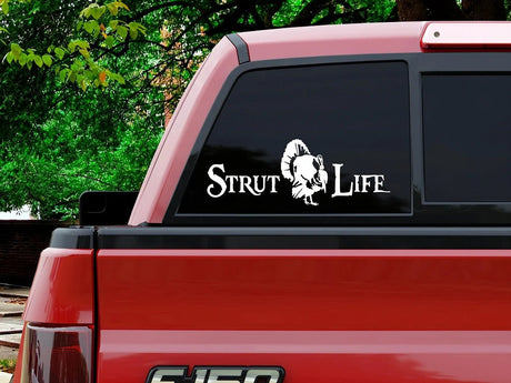 Strut Life Vinyl Decal - Busy Bee Graphix