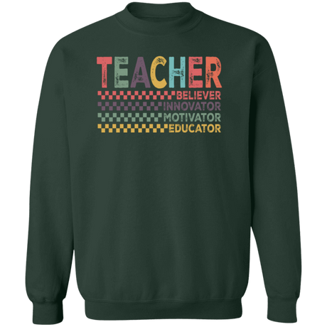 Teacher Crewneck Sweatshirt - Busy Bee Graphix