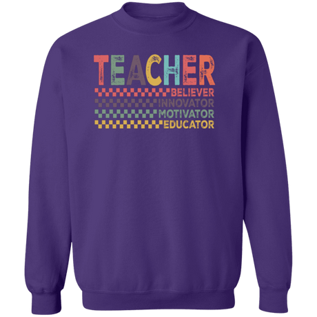 Teacher Crewneck Sweatshirt - Busy Bee Graphix