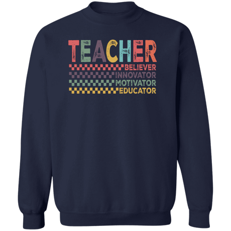 Teacher Crewneck Sweatshirt - Busy Bee Graphix