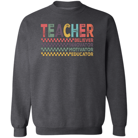 Teacher Crewneck Sweatshirt - Busy Bee Graphix