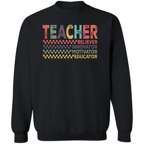 Teacher Crewneck Sweatshirt - Busy Bee Graphix