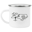 The Parker Gang Enamel Camping Mug - Busy Bee Graphix