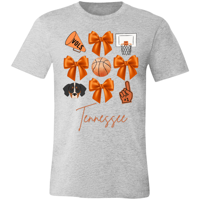 TN Vols Basketball Bella Canvas Tee - Busy Bee Graphix