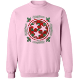 Tristar Holly Wreath Crewneck Pullover Sweatshirt - Busy Bee Graphix