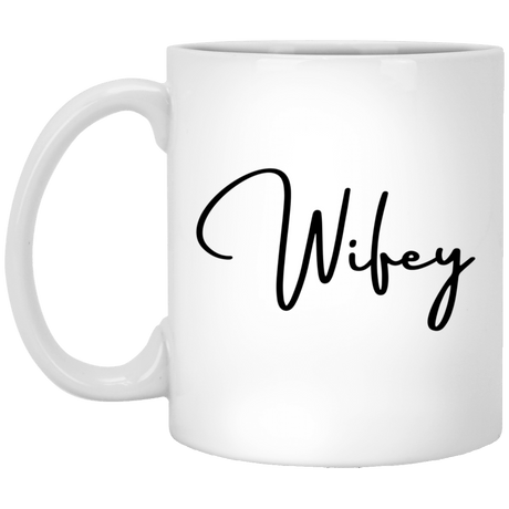 Wifey 11oz White Mug - Busy Bee Graphix