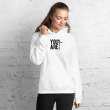 You Are Enough Hoodie (Black Print - Design 2) - Busy Bee Graphix