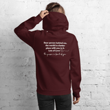 You Are Enough Hoodie (Light Print) - Busy Bee Graphix