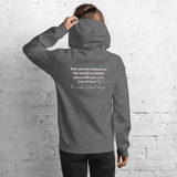 You Are Enough Hoodie (Light Print) - Busy Bee Graphix