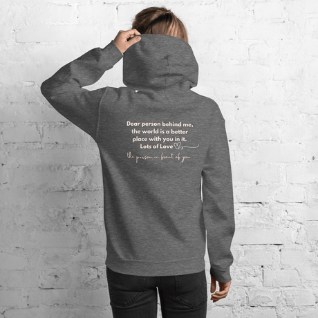 You Are Enough Hoodie (Light Print - Design 2) - Busy Bee Graphix