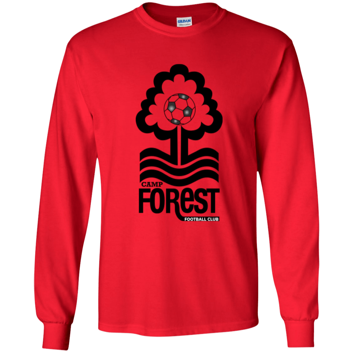 Youth Long Sleeve T-Shirt with CFFC Black Logo - Busy Bee Graphix