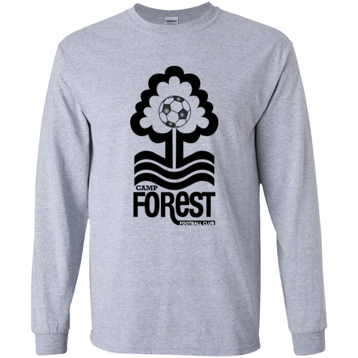 Youth Long Sleeve T-Shirt with CFFC Black Logo - Busy Bee Graphix