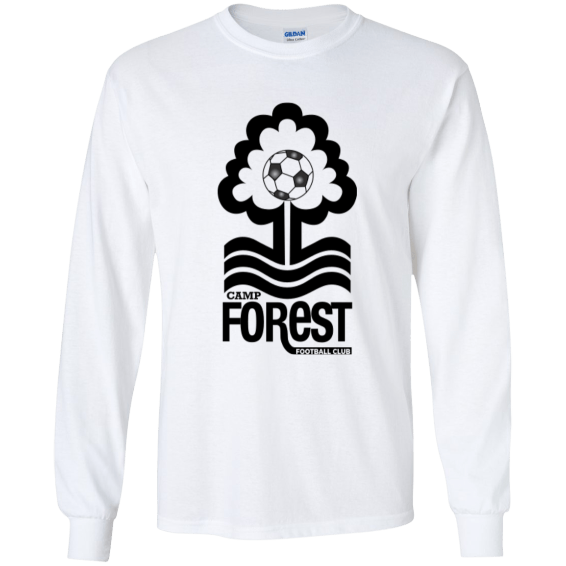 Youth Long Sleeve T-Shirt with CFFC Black Logo - Busy Bee Graphix