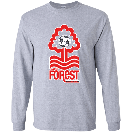 Youth Long Sleeve T-Shirt with CFFC Logo & White Outline - Busy Bee Graphix