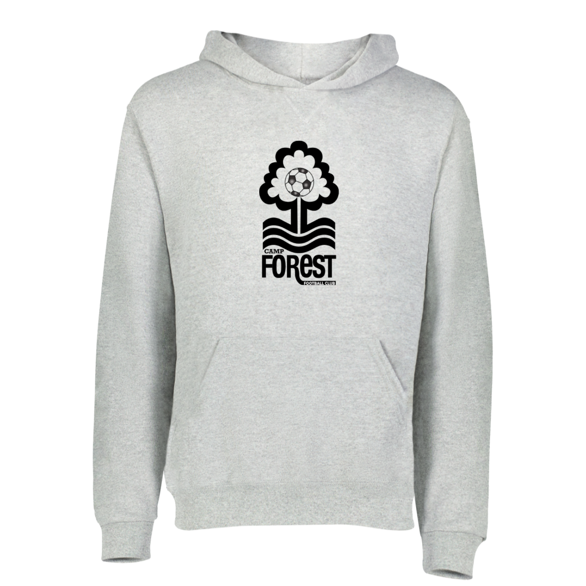 Youth Dri-Power Fleece Hoodie with CFFC Black Logo