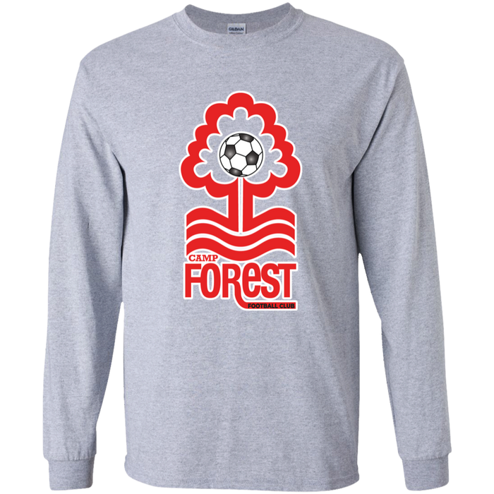 Youth Long Sleeve T-Shirt with CFFC Logo & White Outline